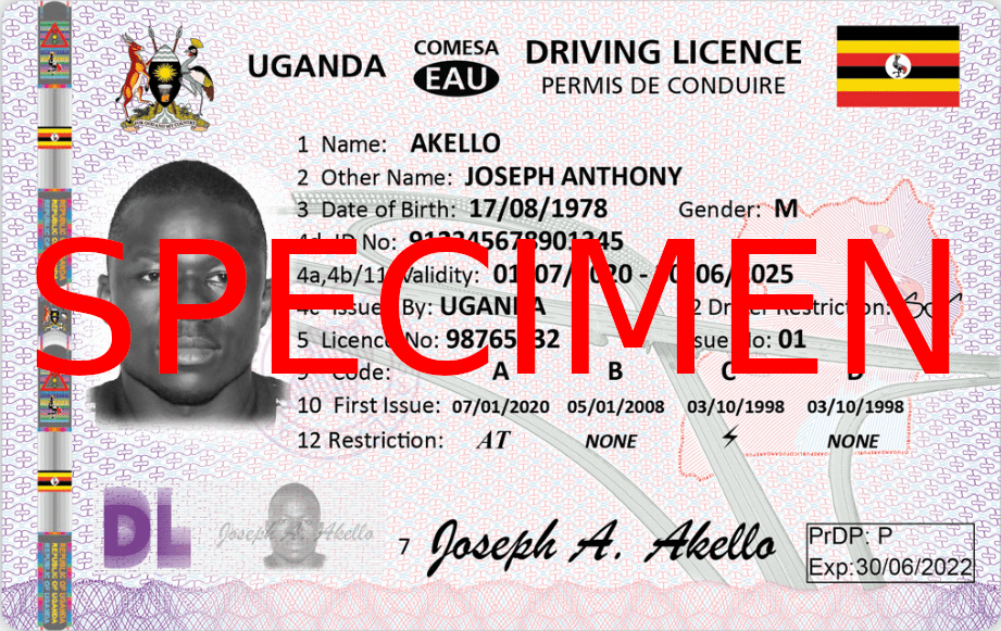 uganda driver licence
